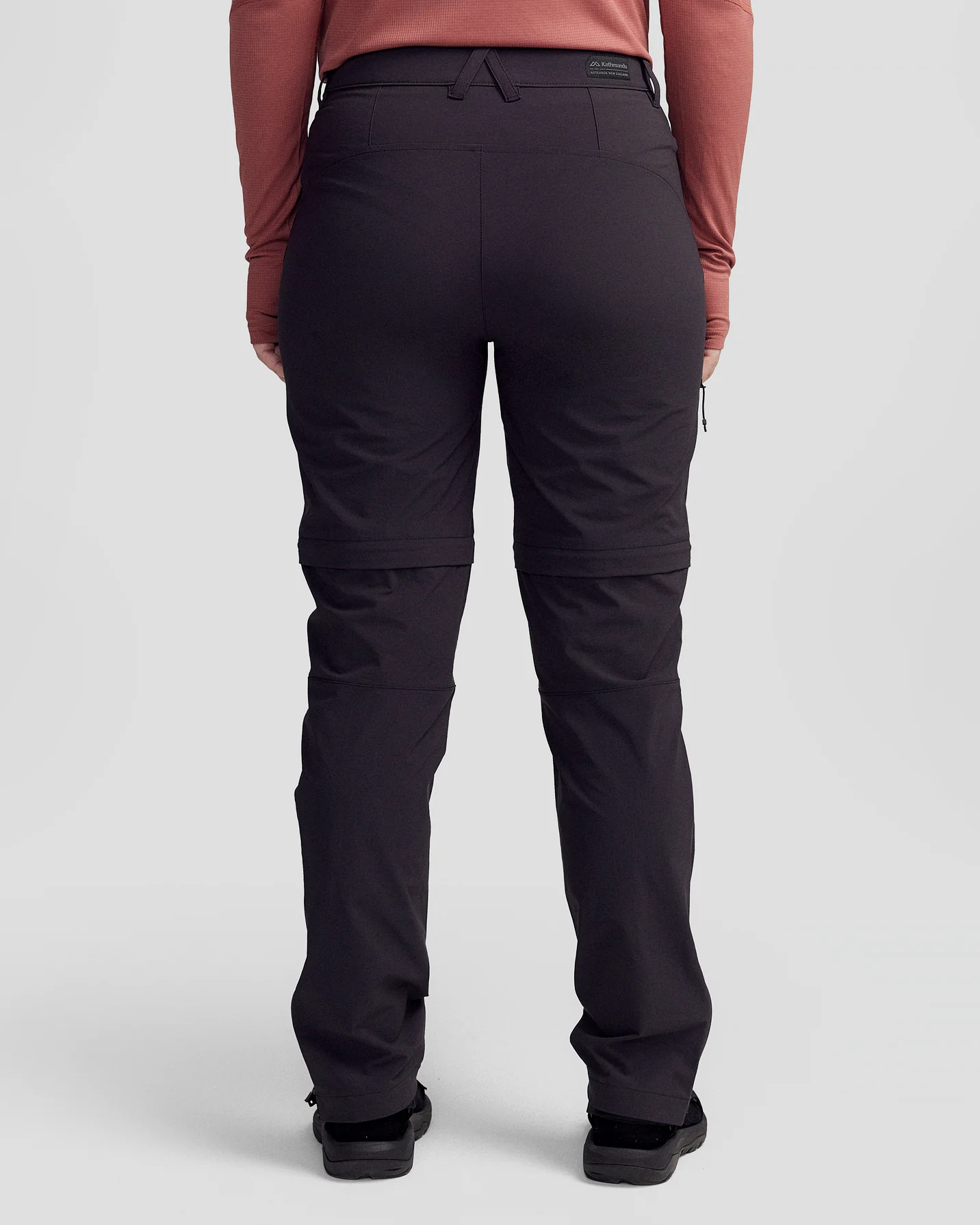 Women's Ridge Convertible Pants - Black Stingray - Image 6