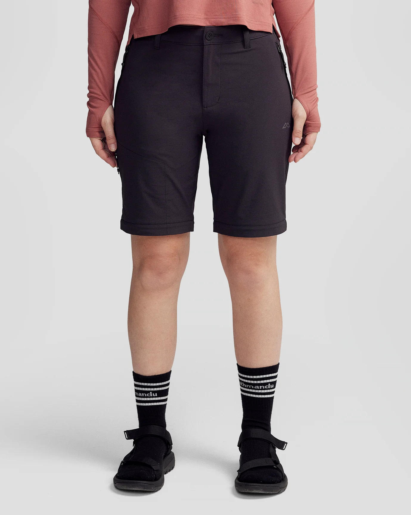 Women's Ridge Convertible Pants - Black Stingray - Image 8