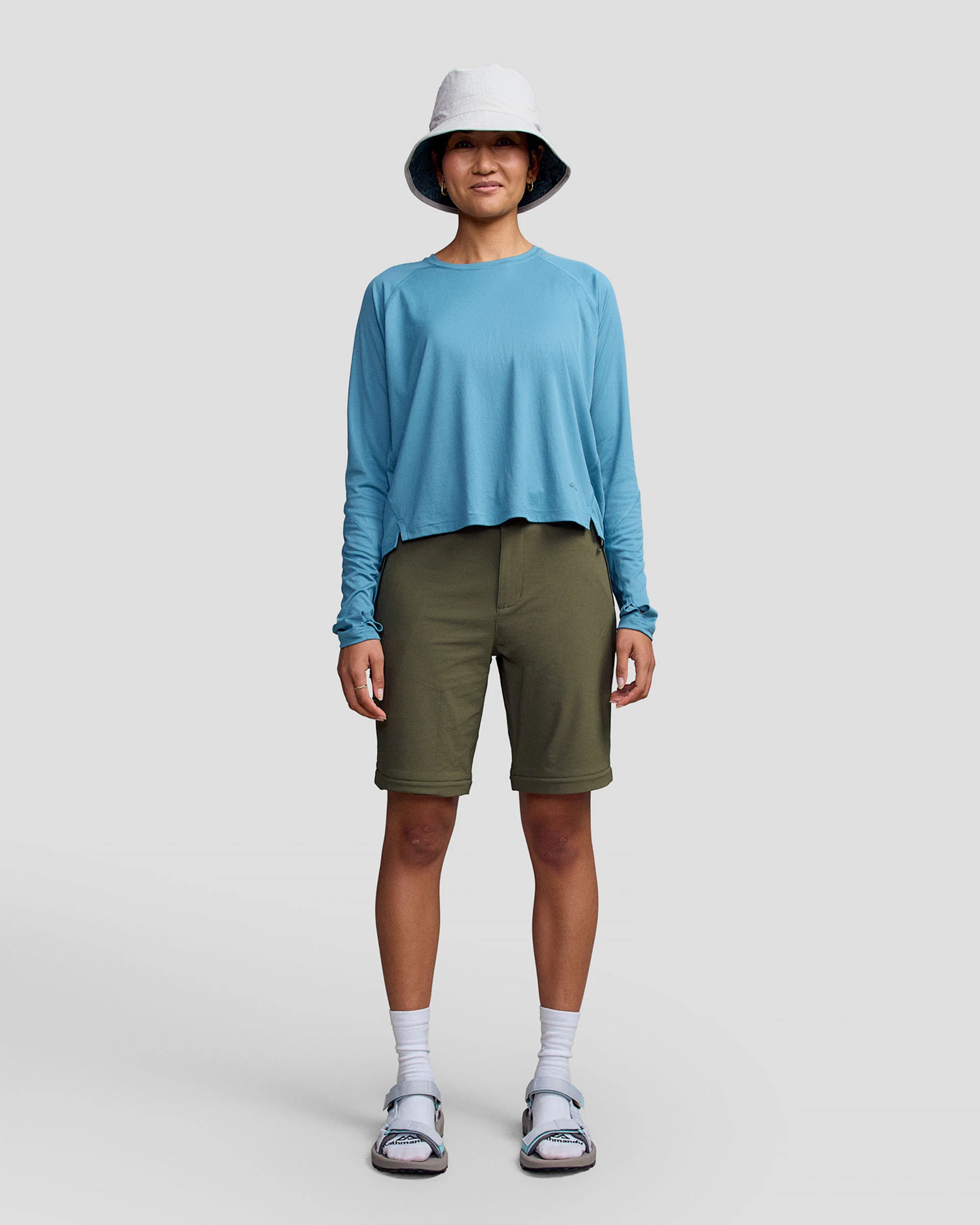 Women’s Ridge Convertible Pants - Light Moss - Image 3
