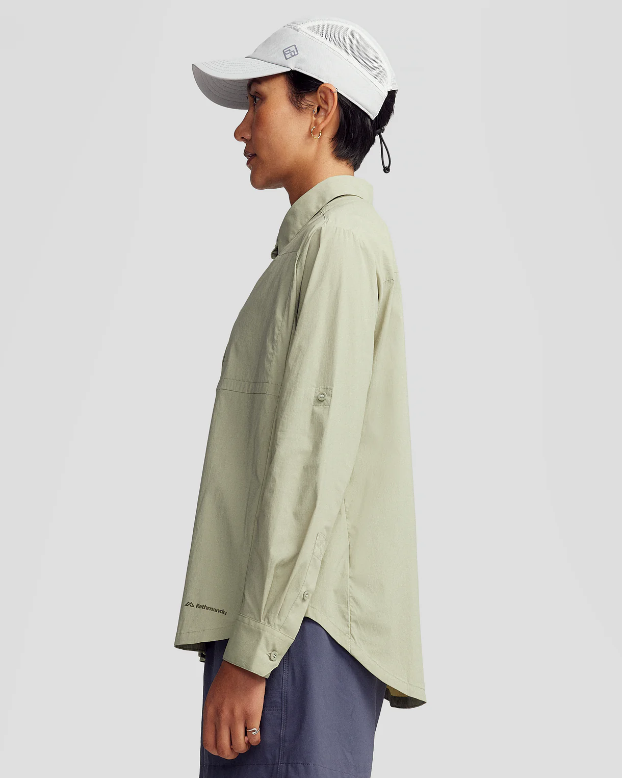 Women’s Ridge UPF Long Sleeve Shirt - Light Beech - Image 3