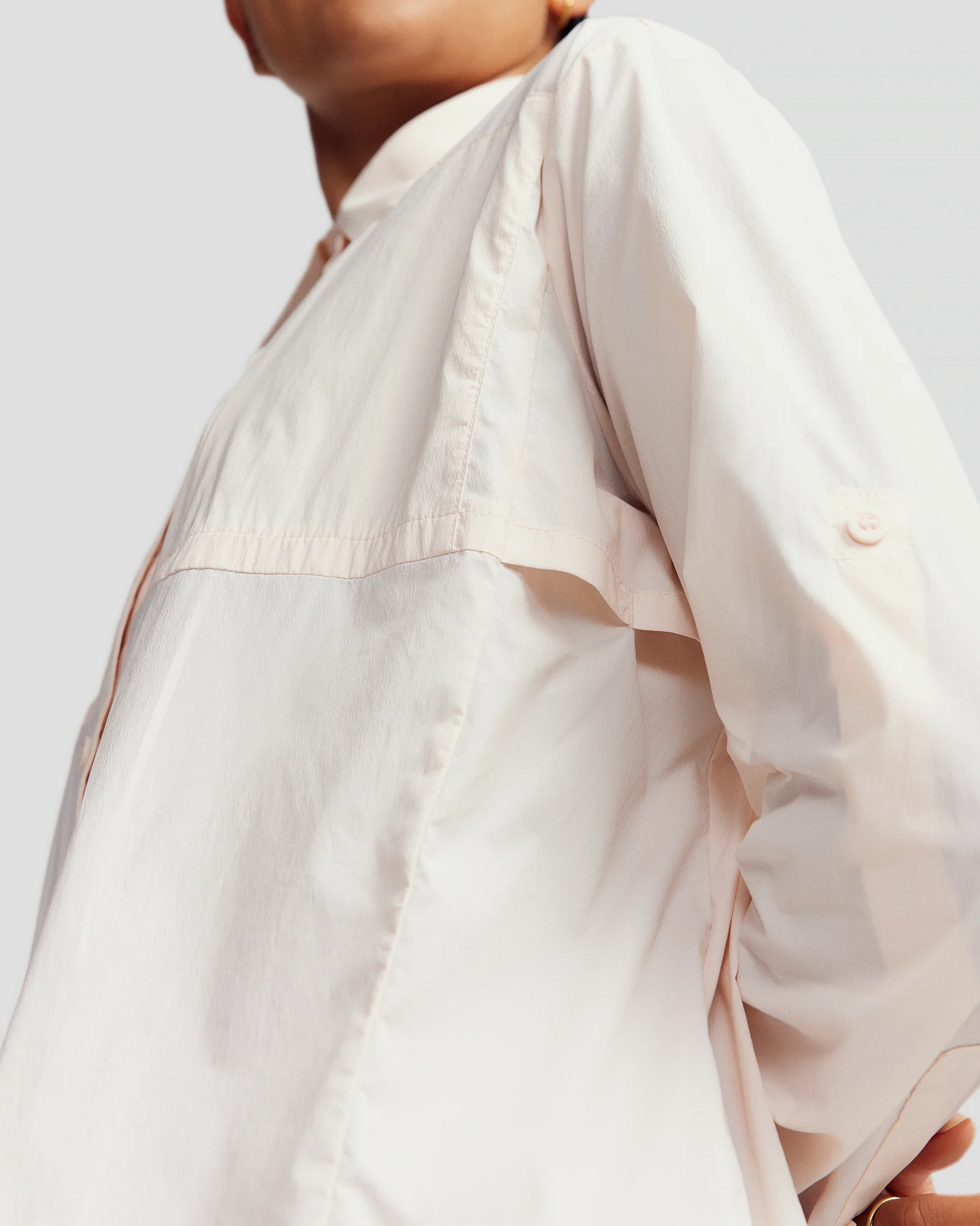 Women’s Ridge UPF Long Sleeve Shirt - Peachy - Image 2