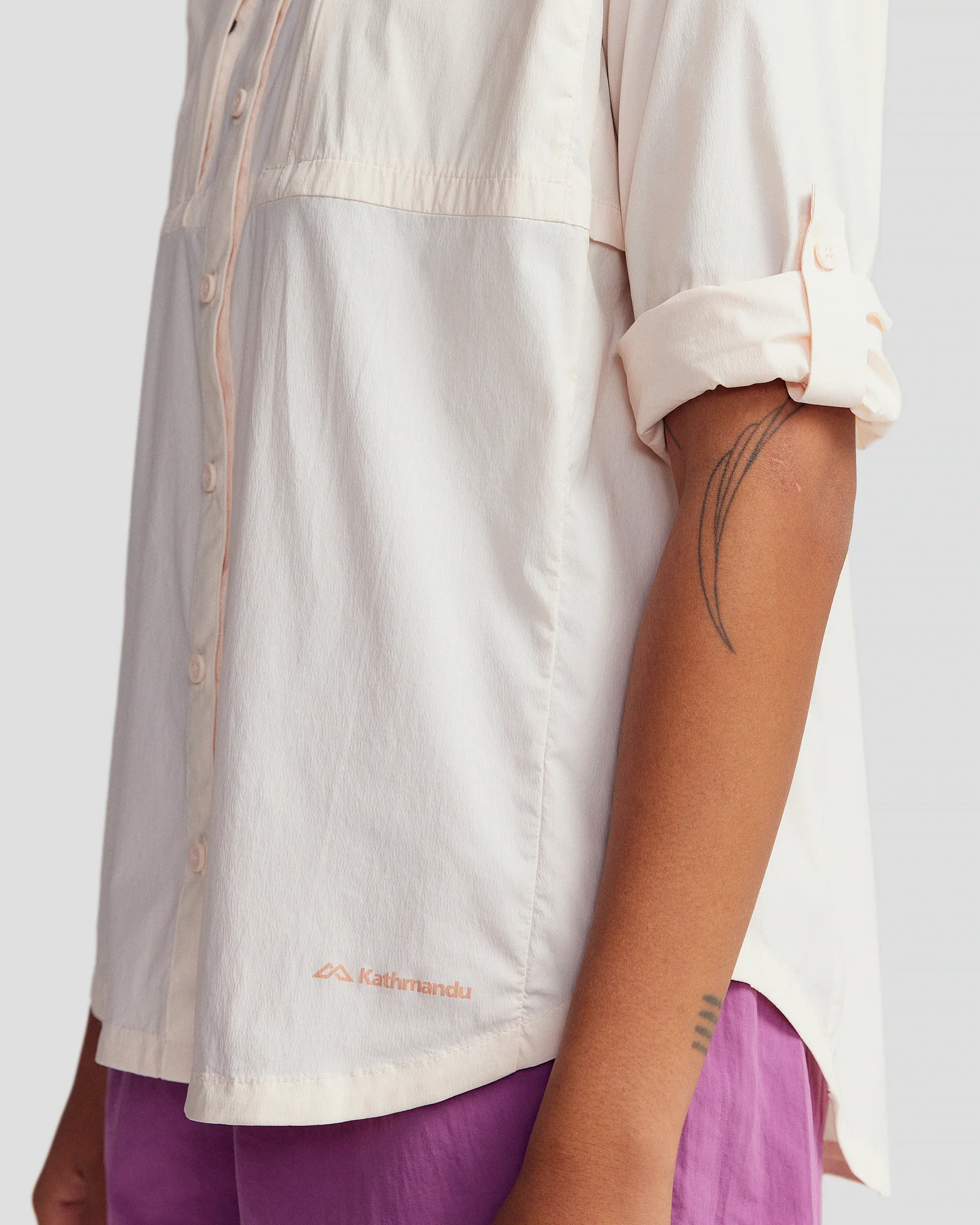 Women’s Ridge UPF Long Sleeve Shirt - Peachy - Image 3