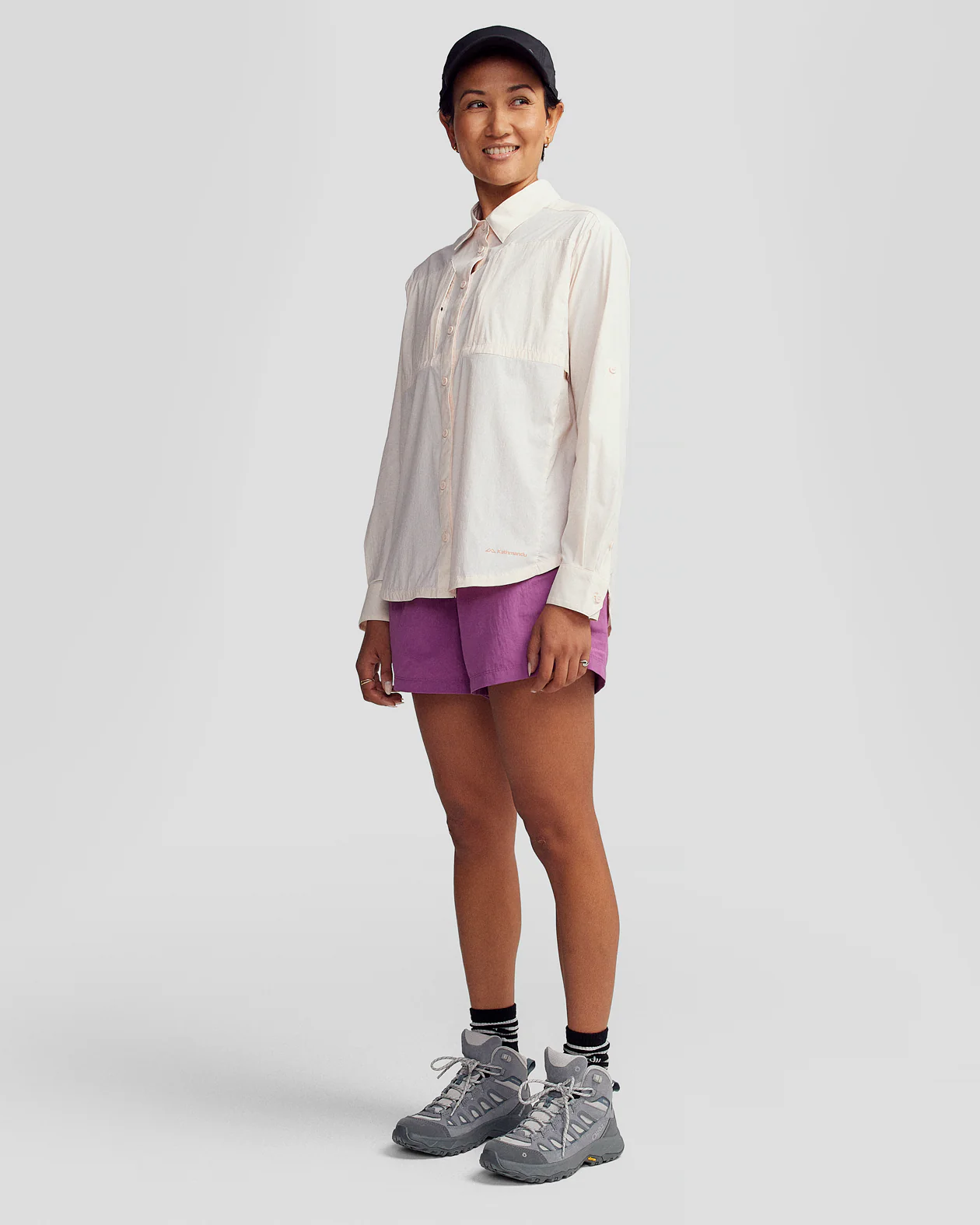 Women’s Ridge UPF Long Sleeve Shirt - Peachy - Image 4