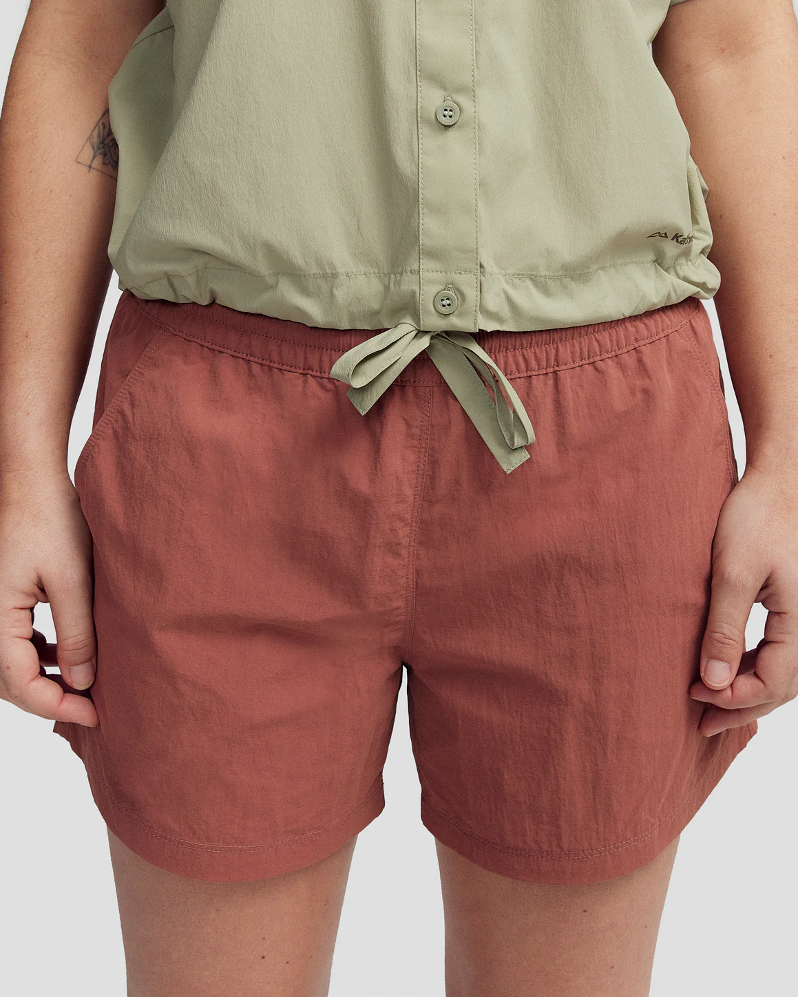 Women’s Ridge UPF Short Sleeve Shirt - Light Beech - Image 7