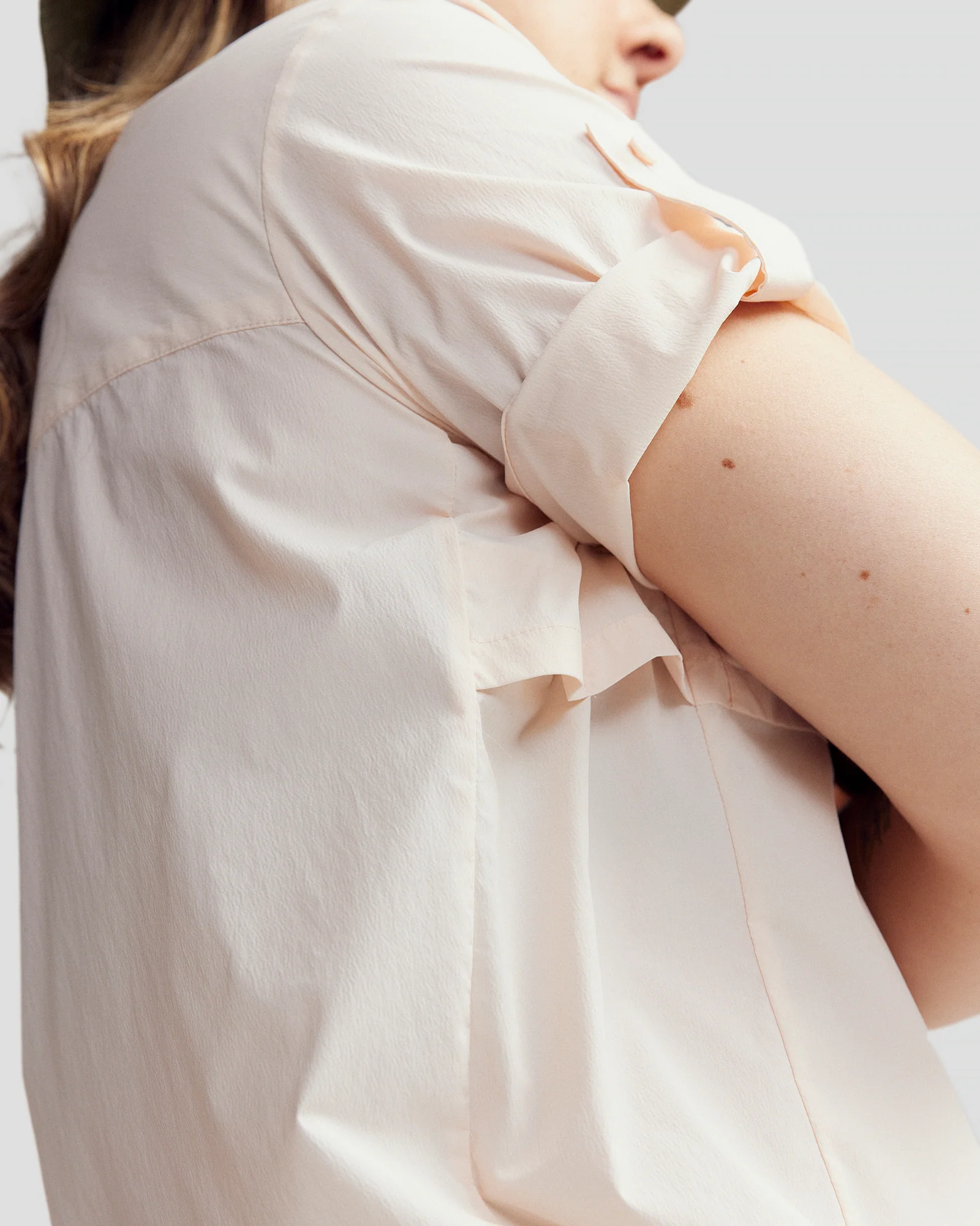 Women’s Ridge UPF Short Sleeve Shirt - Peachy - Image 3
