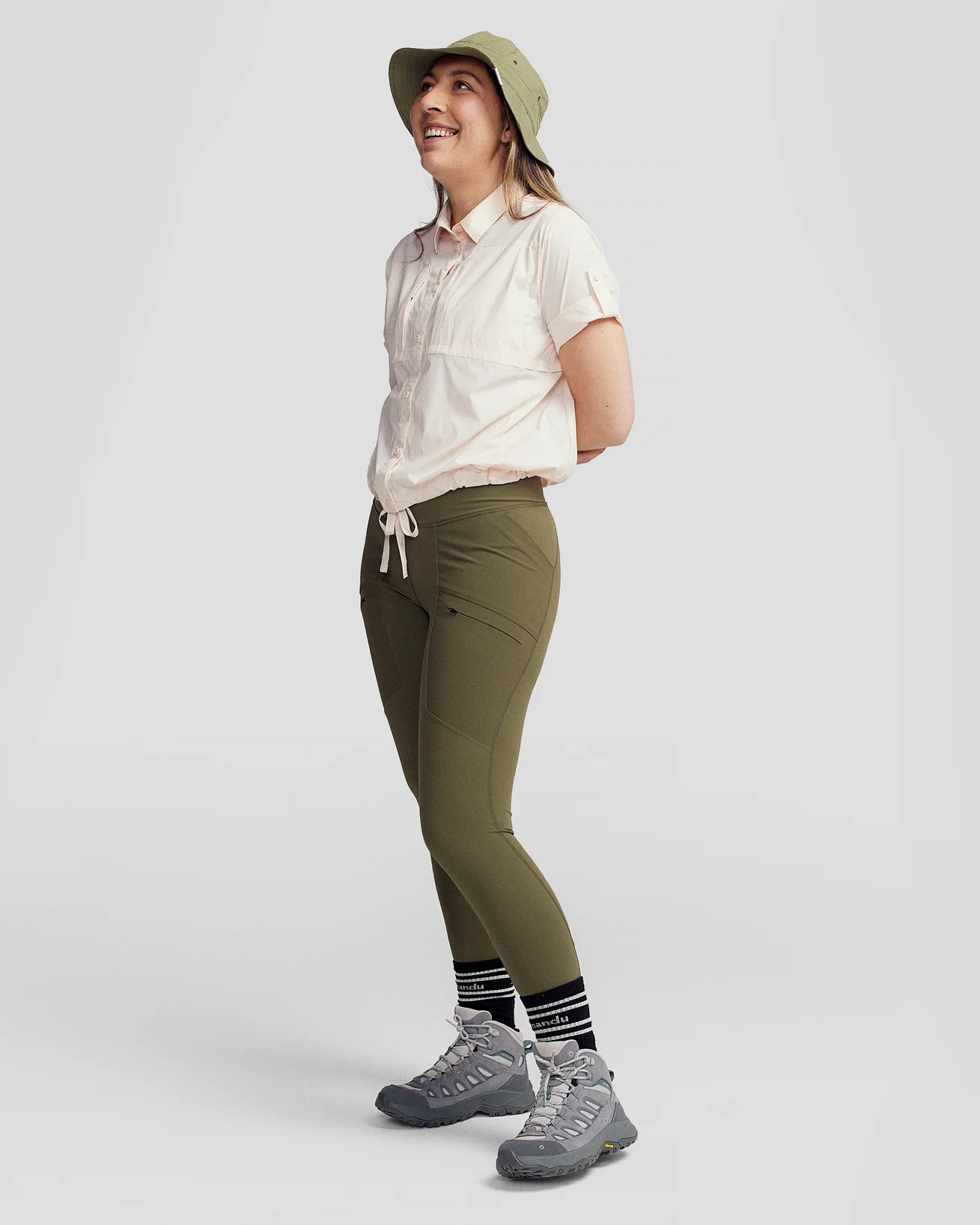 Women’s Ridge UPF Short Sleeve Shirt - Peachy - Image 5