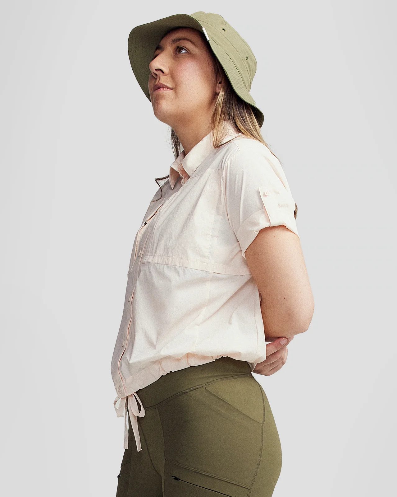 Women’s Ridge UPF Short Sleeve Shirt - Peachy - Image 6