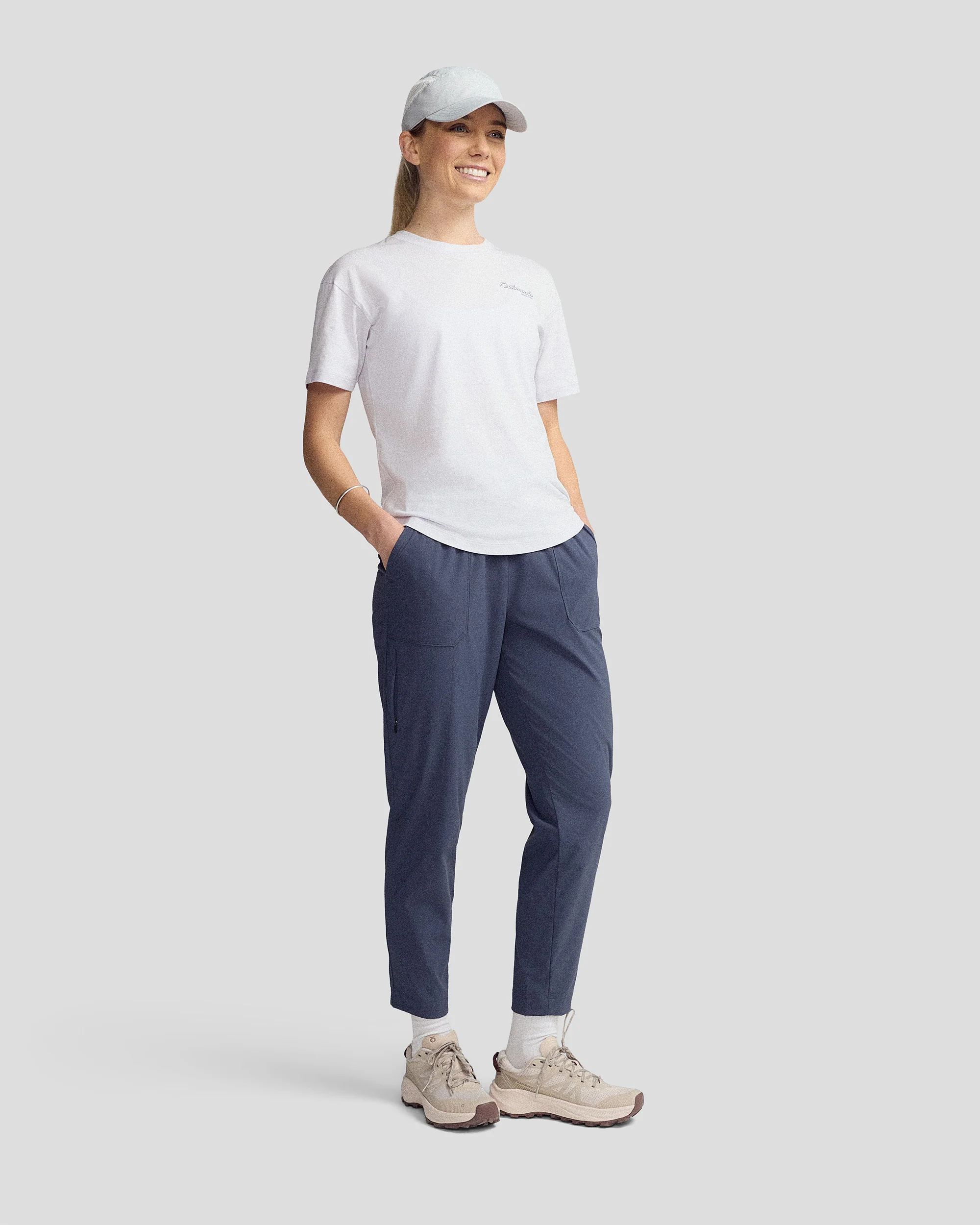 Women’s River Organic Cotton T-shirt  -  Bright Lilac - Image 2