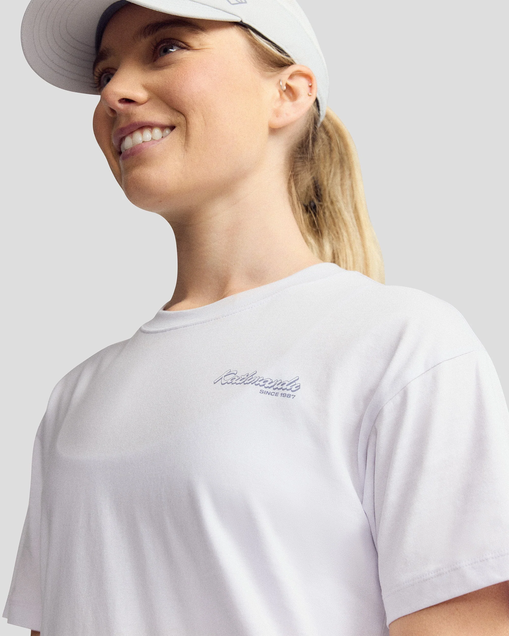 Women’s River Organic Cotton T-shirt  -  Bright Lilac - Image 9