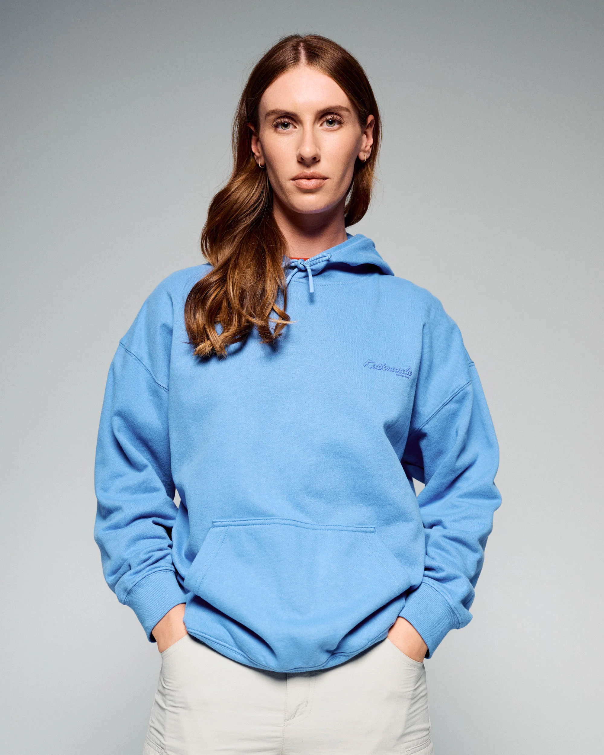 Women’s River Relaxed Hoodie - Washed Peri - Image 2