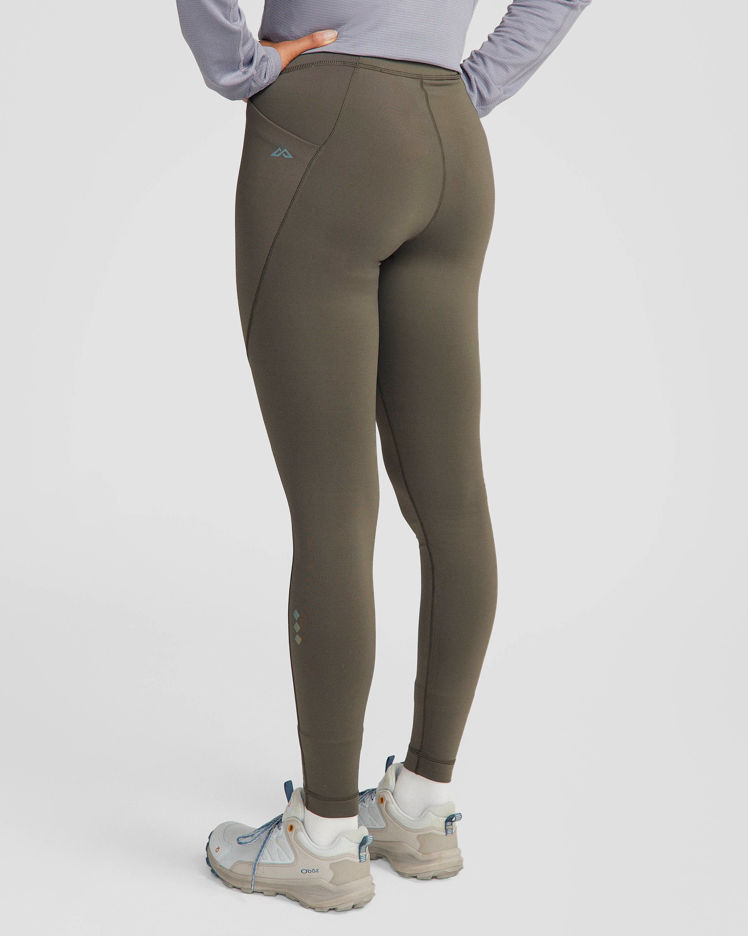 Women's Seeker Winter Leggings - Dark Moss - Image 3