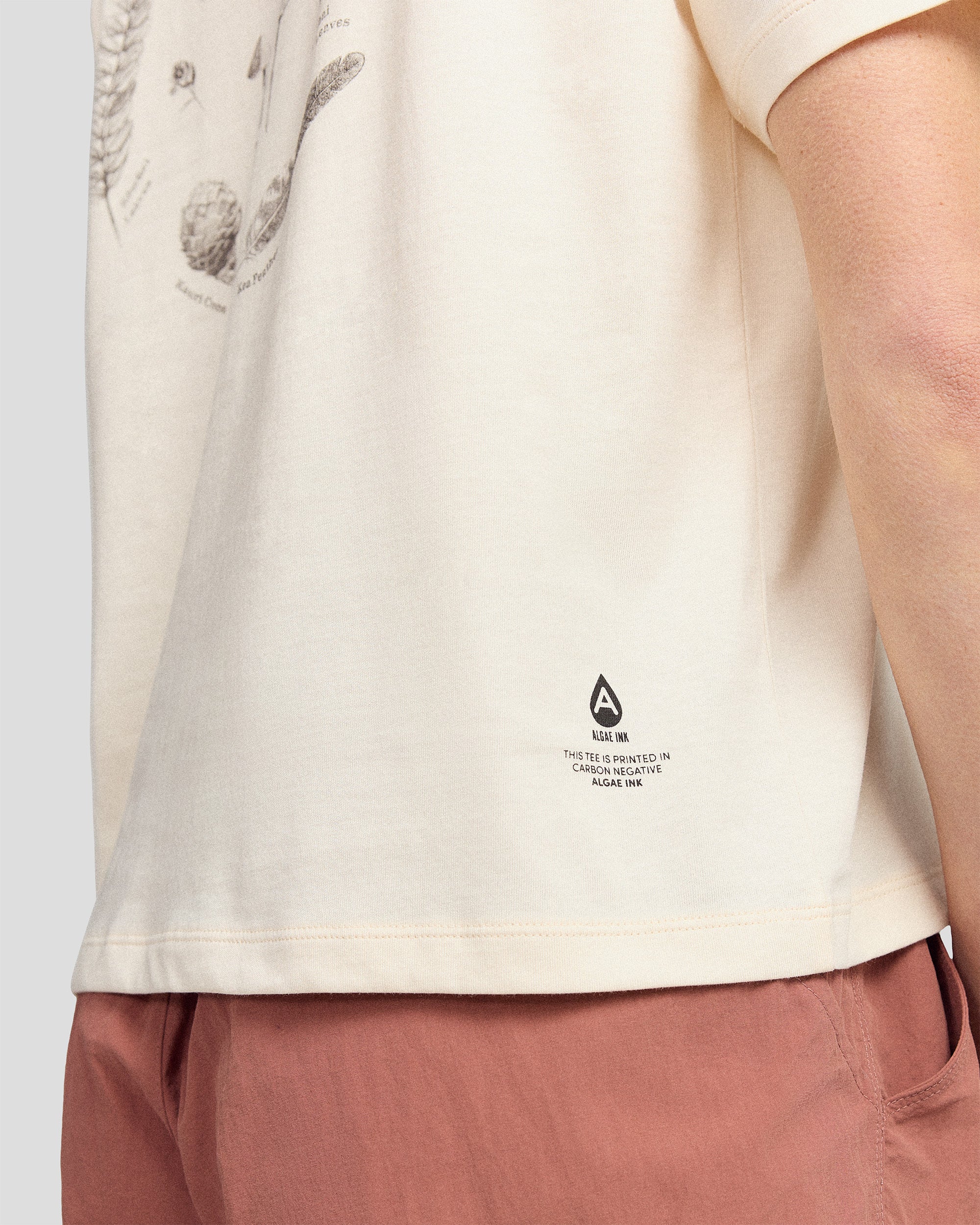 Women’s Trail Treasure Organic Cotton T-Shirt - Peachy - Image 4