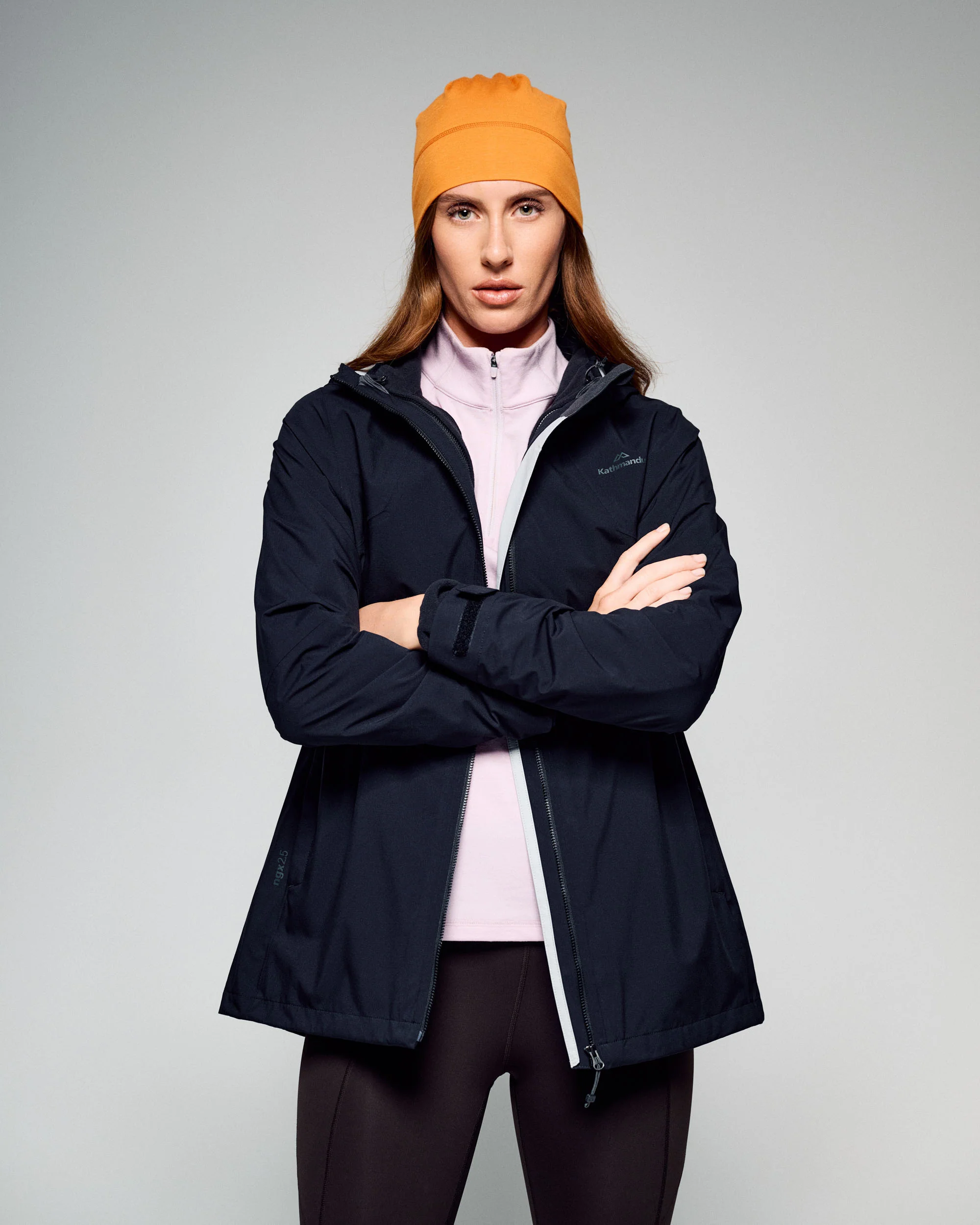 Women's Trailhead 3in1 Rain Hooded Jacket -  Black Stingray - Image 2