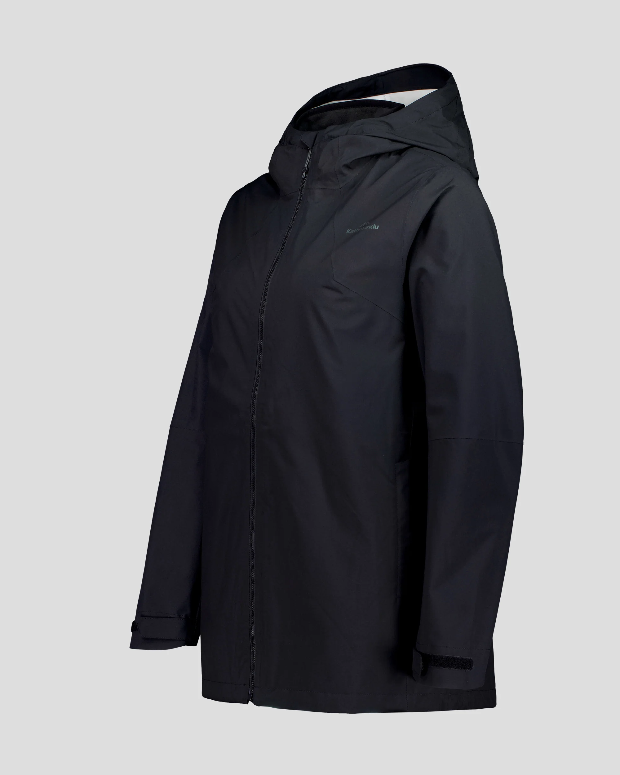 Women's Trailhead 3in1 Rain Hooded Jacket -  Black Stingray - Image 9