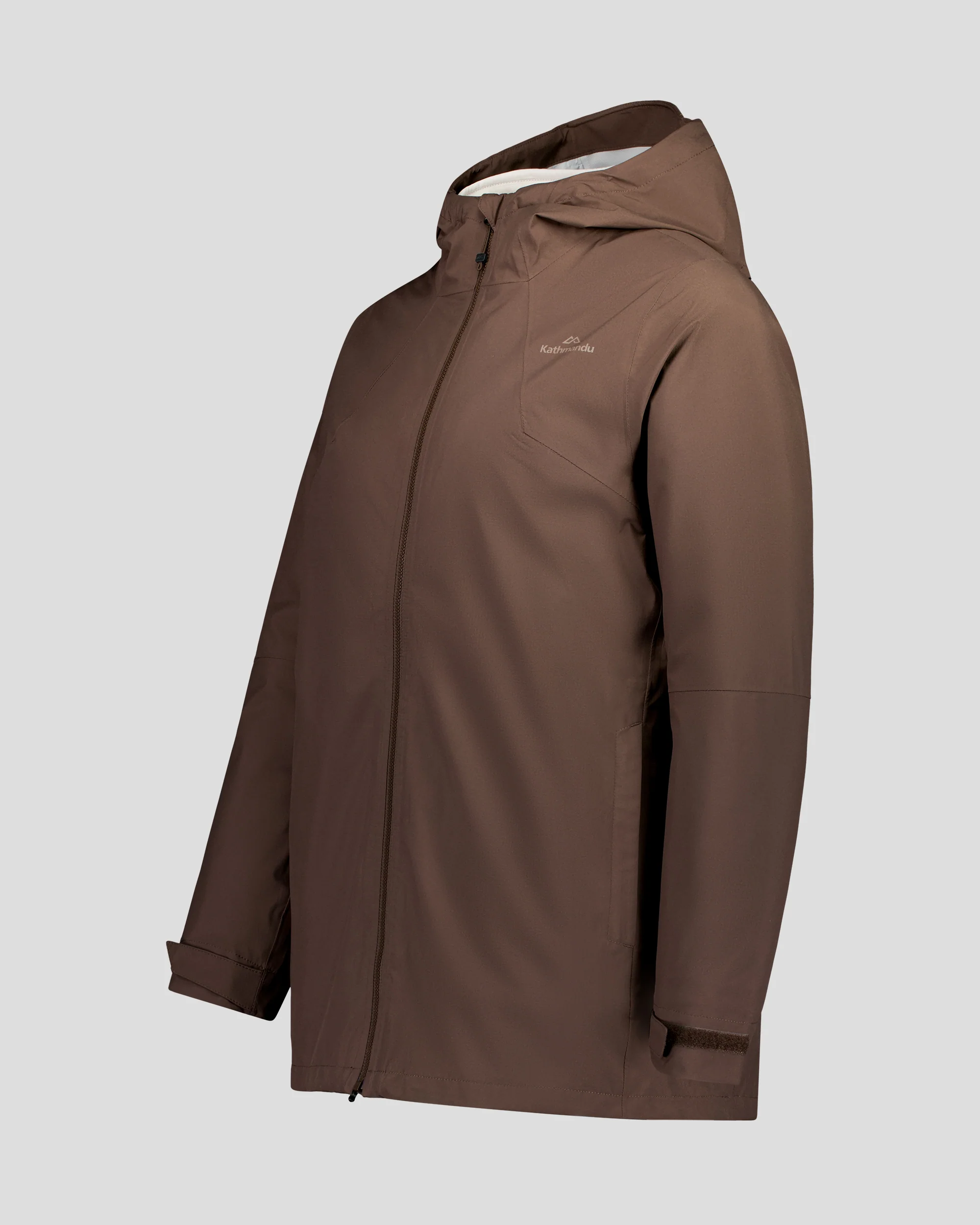 Women's Trailhead 3in1 Rain Hooded Jacket -  Dark Taupe/Shroom - Image 2