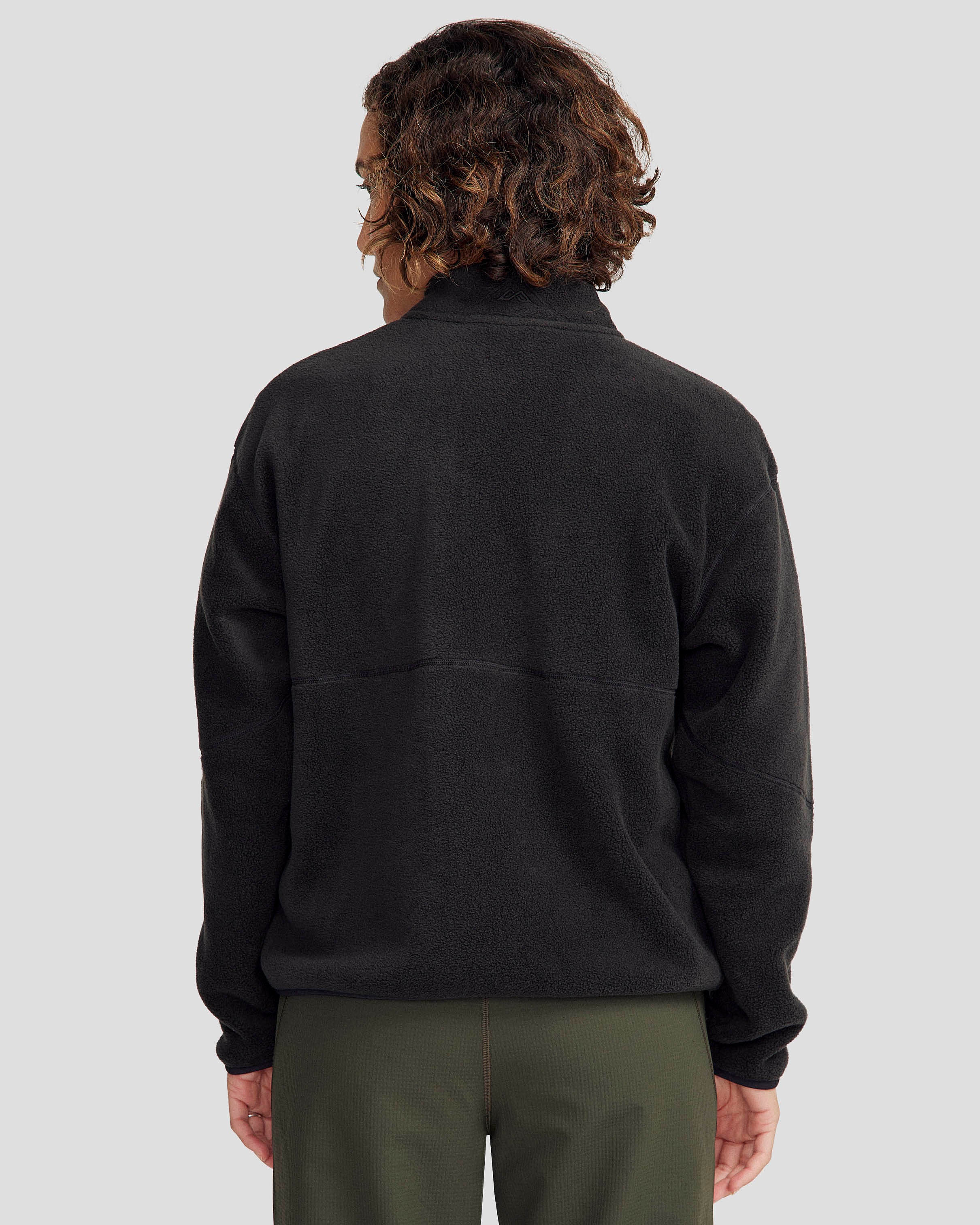 Women's Trailhead Fleece 1/4 Zip Pullover - Black Stingray - Image 4