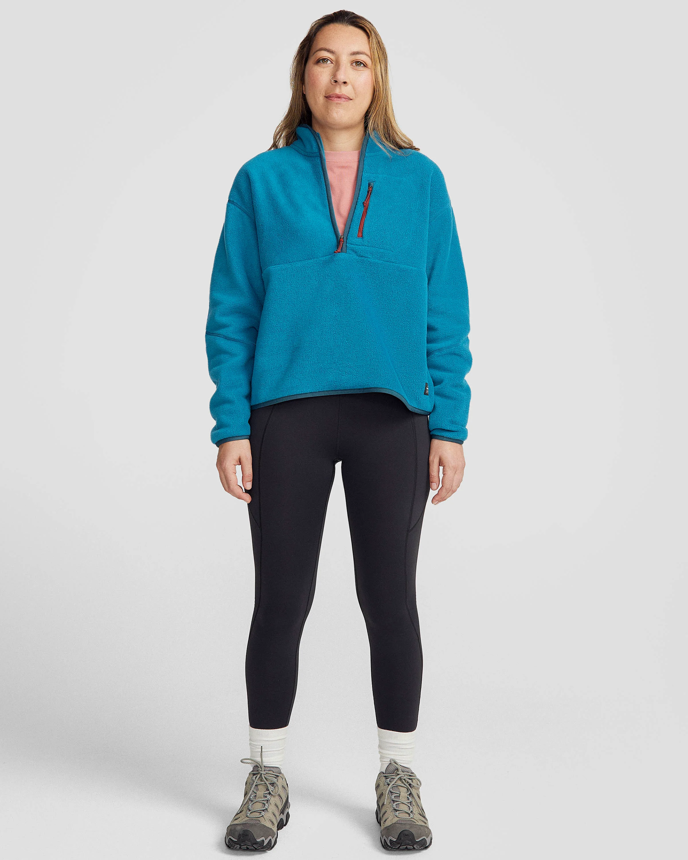Women's Trailhead Fleece 1/4 Zip Pullover - Dark Eddy - Image 2