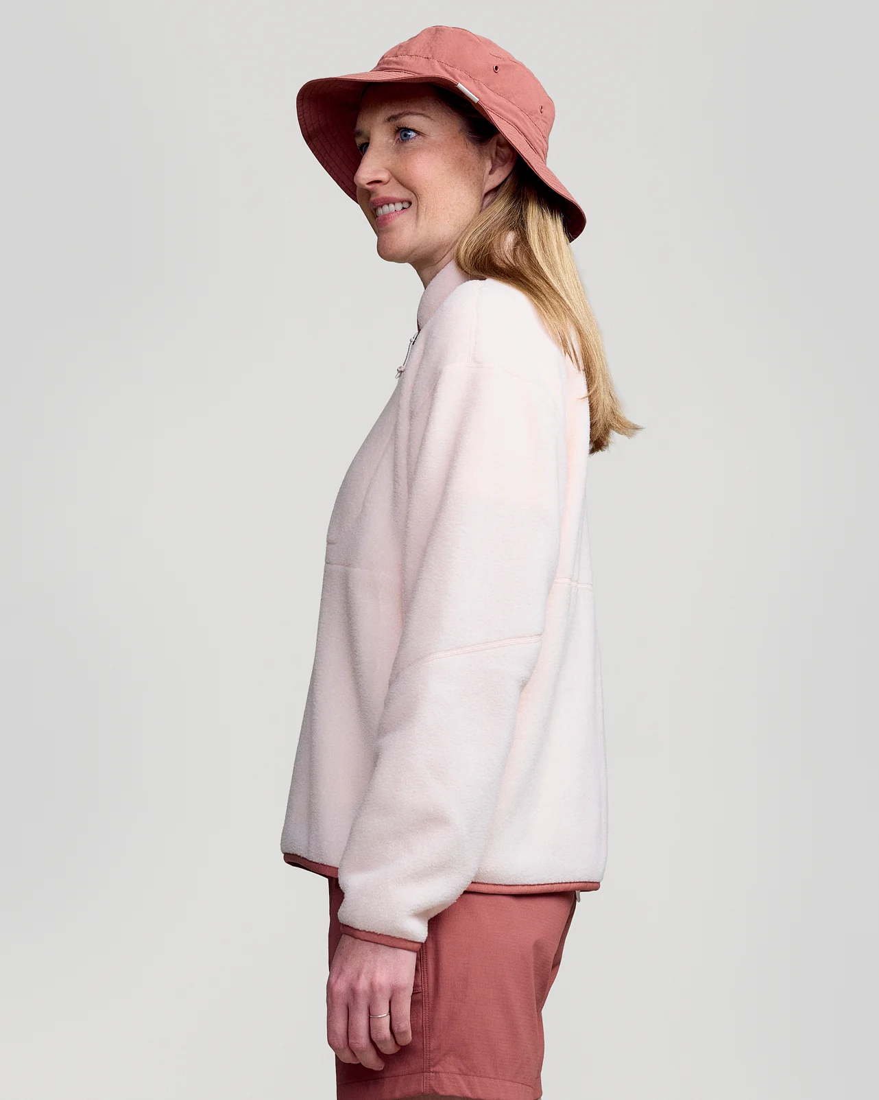 Women's Trailhead Fleece 1/4 Zip Pullover - Peachy - Image 8