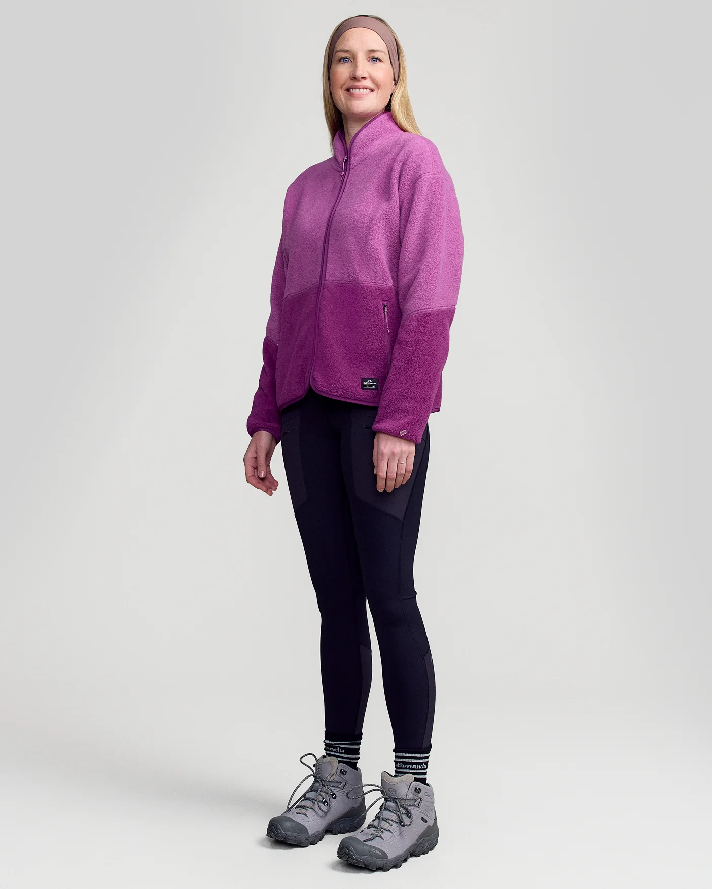 Women's Trailhead Fleece Jacket - Berry/Washed Berry - Image 2