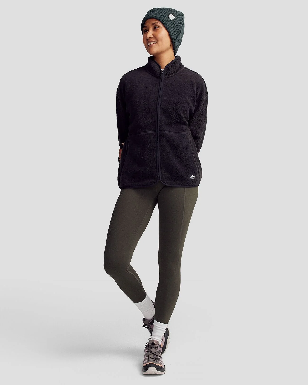 Women's Trailhead Fleece Jacket - Black Stingray - Image 2