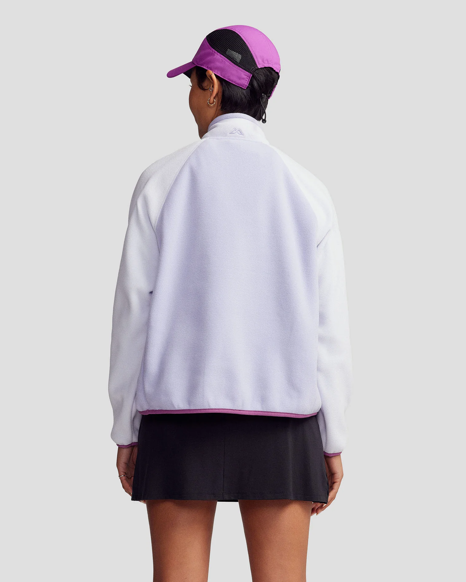 Women’s Trailhead Fleece Lightweight Pullover  -  Lilac/Bright Lilac - Image 4