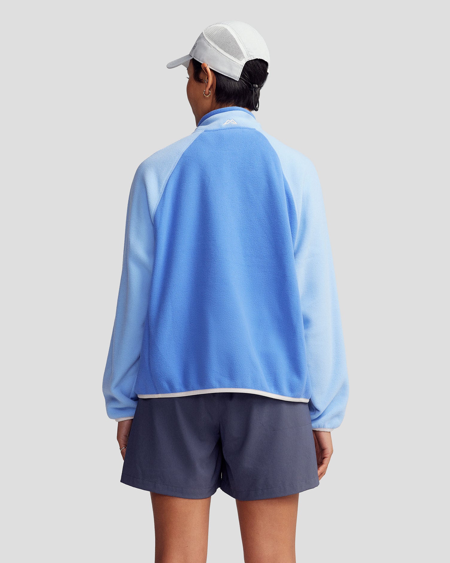 Women’s Trailhead Fleece Lightweight Pullover  -  Peri/Dark Peri - Image 4