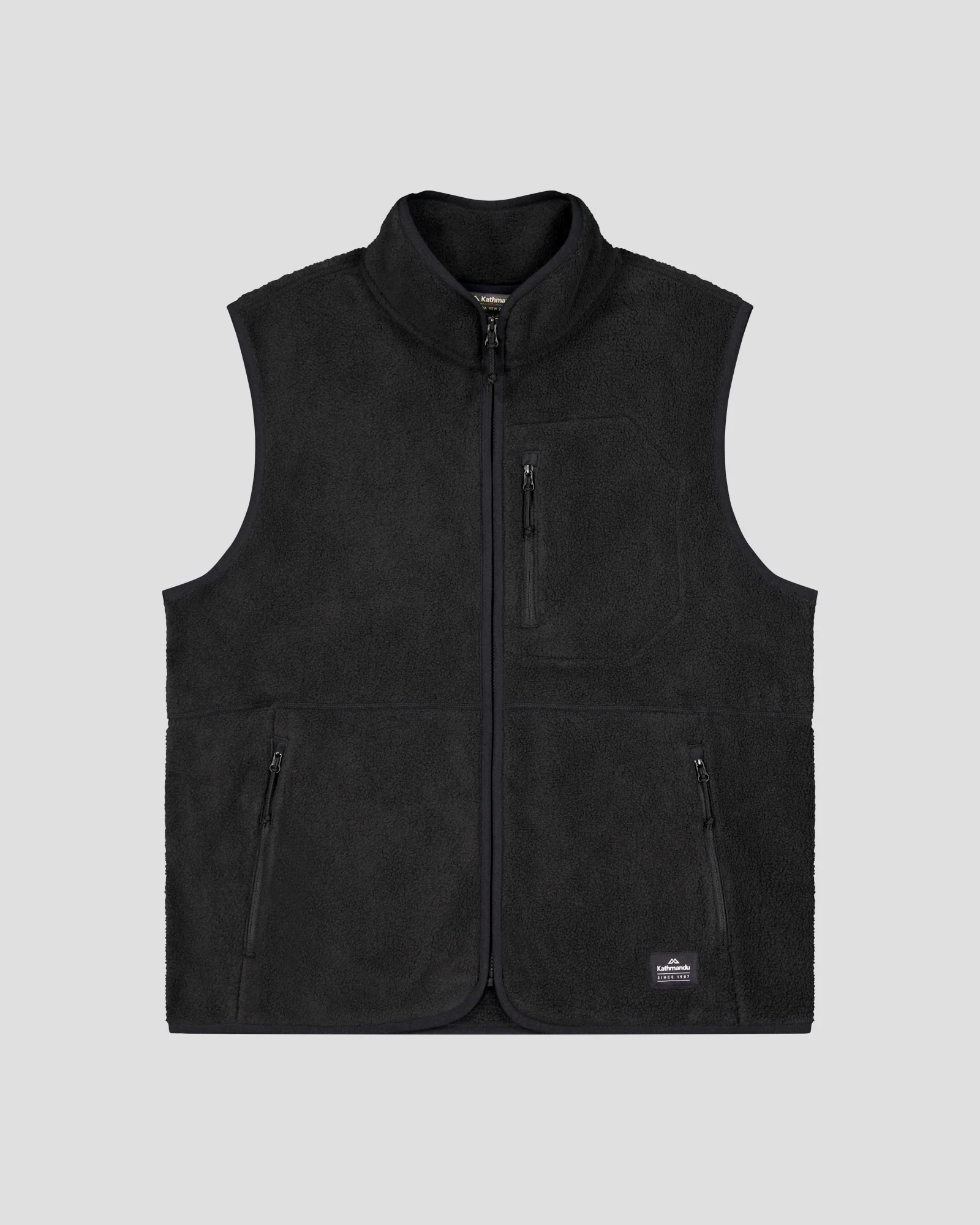 Women’s Trailhead Fleece Vest - Black Stingray - Image 3