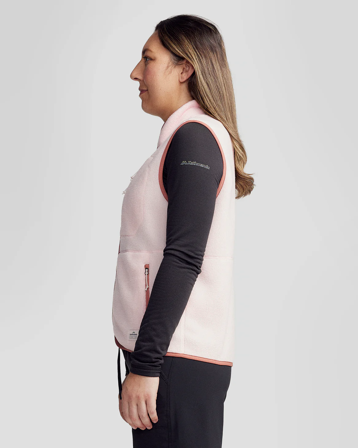 Women’s Trailhead Fleece Vest - Peachy - Image 2