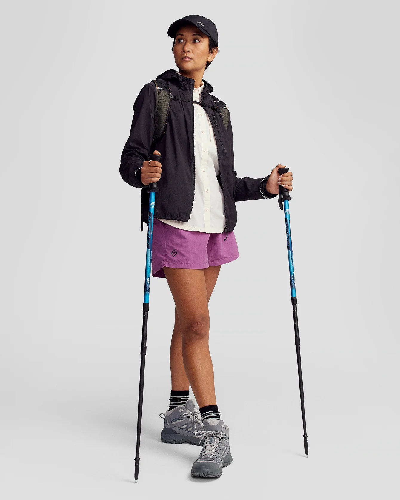 Women’s Trailhead Windbreaker - Black Stingray - Image 4