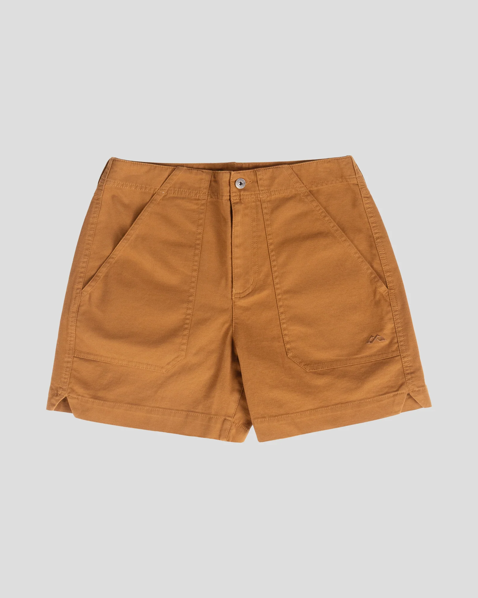 Women’s Weekend Cotton Shorts  -  Bark - Image 6