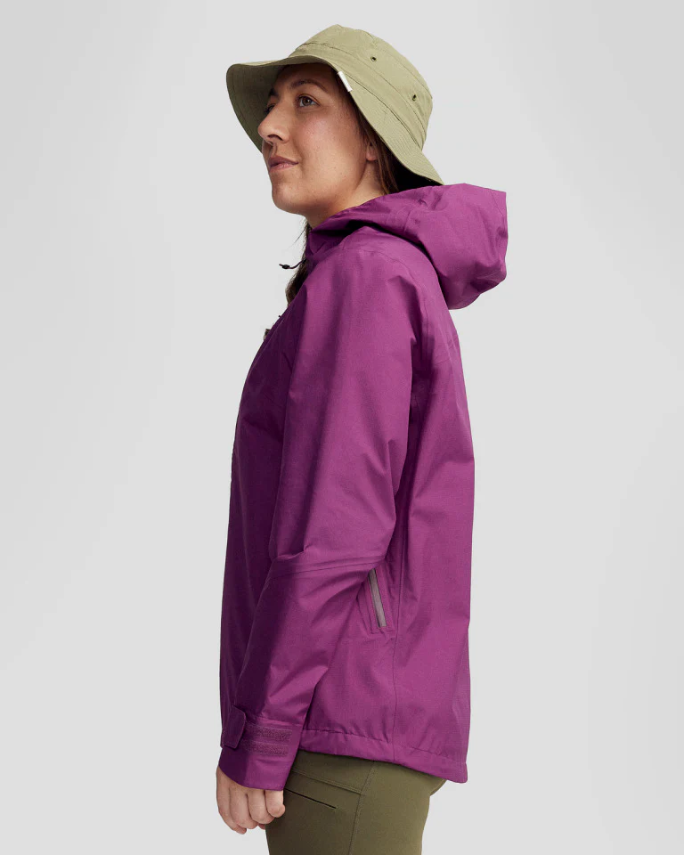Women’s Ridge 3L GORE-TEX Rain Jacket - Berry - Image 3