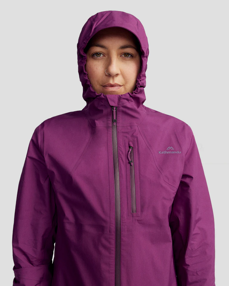 Women’s Ridge 3L GORE-TEX Rain Jacket - Berry - Image 5