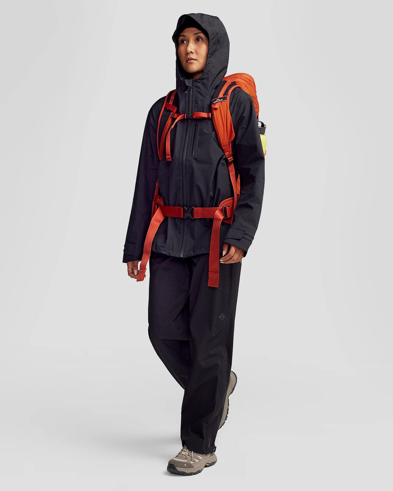Women’s Ridge 3L GORE-TEX Rain Jacket - Black Stingray - Image 6