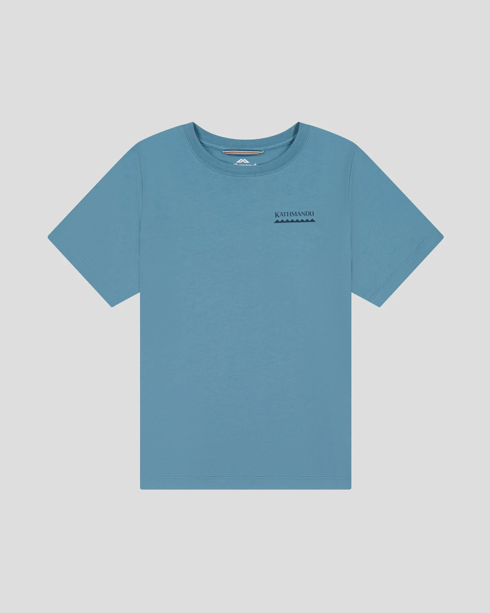 Youth Heritage Organic Cotton T-shirt - Washed Blue - Image 4
