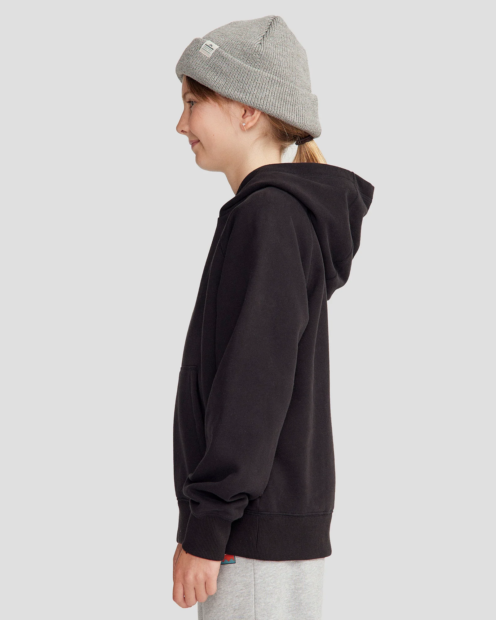 Youth Peak Hoodie - Black Stingray - Image 3