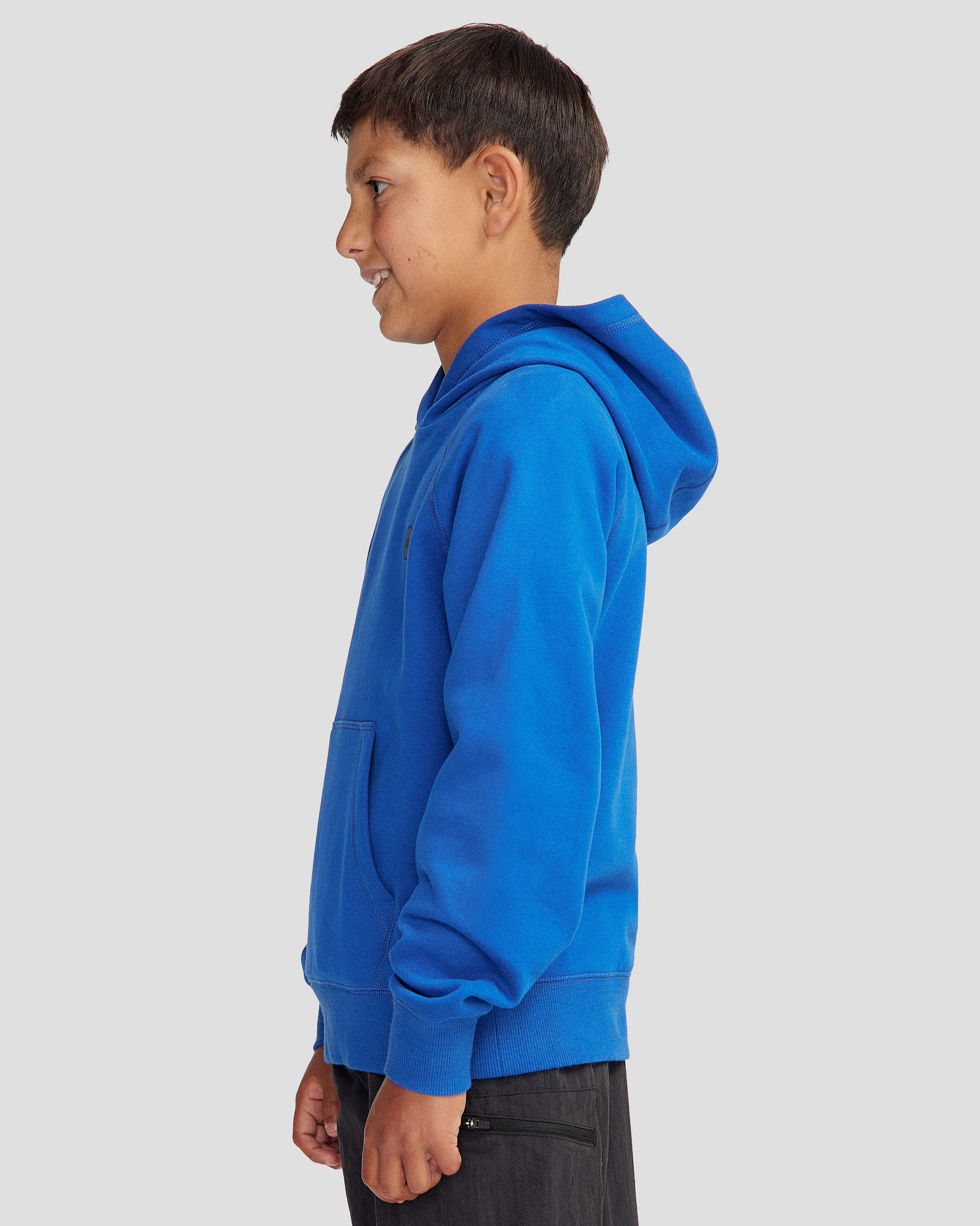 Youth Peak Brushed Hoodie - Peak Blue - Image 3