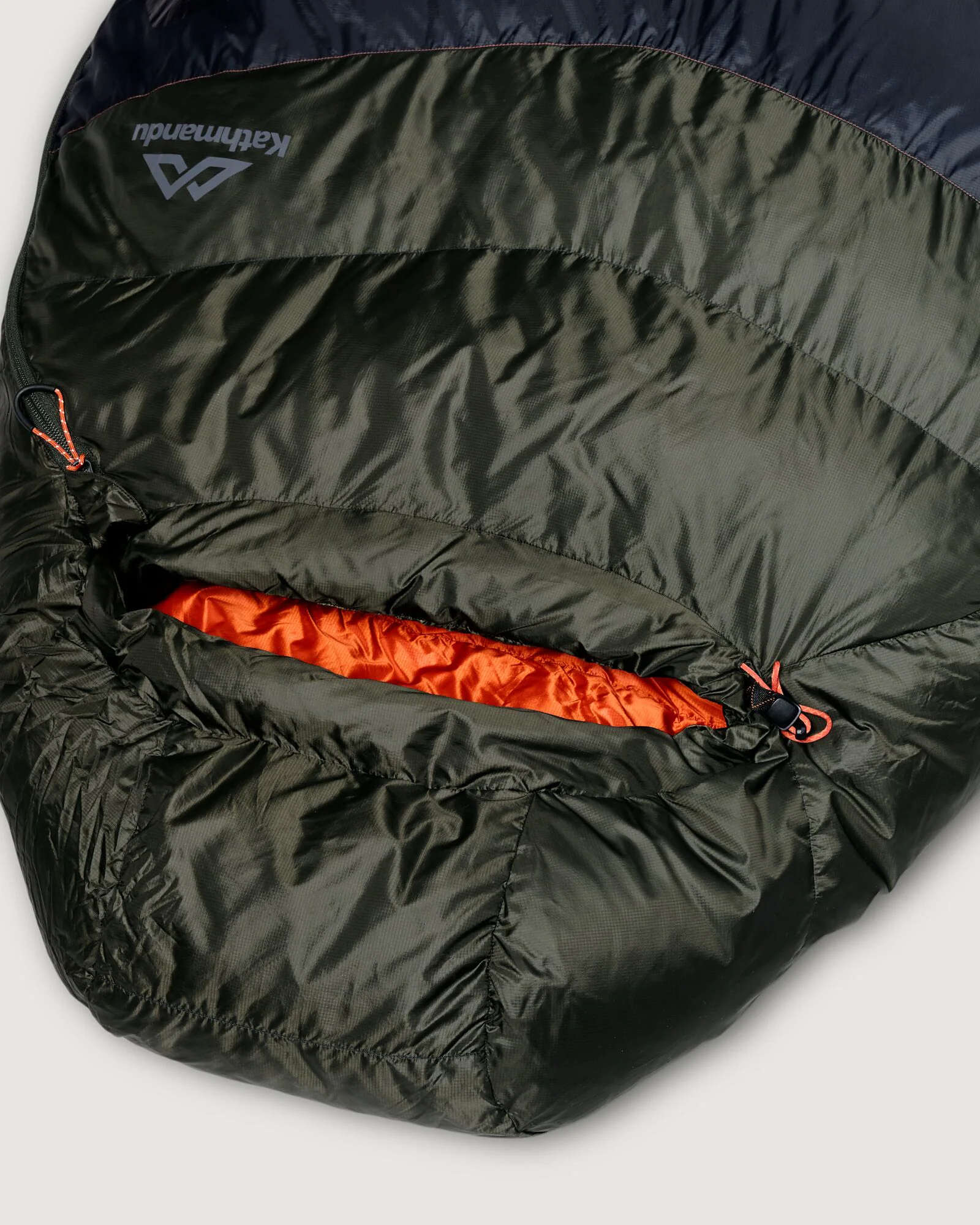 Zenter -3°C Down Sleeping Bag - Large - Black Stingray/Dark Moss - Image 3